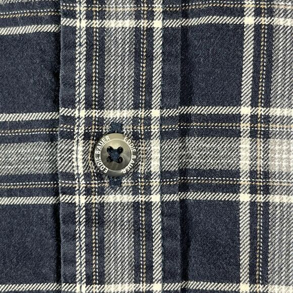 Eddie Bauer Shirt Mens Medium Plaid Relaxed Fit Career Everyday Button-Down Top - Picture 5 of 12